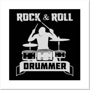 Rock And Roll Drummer Posters and Art